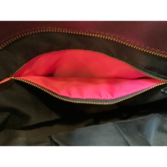 Elliott Luca Wine Burgundy Multicolor Floral Shoulder Bag Purse - Picture 8 of 9